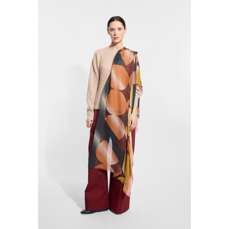Foulard  Anaphore Ocre