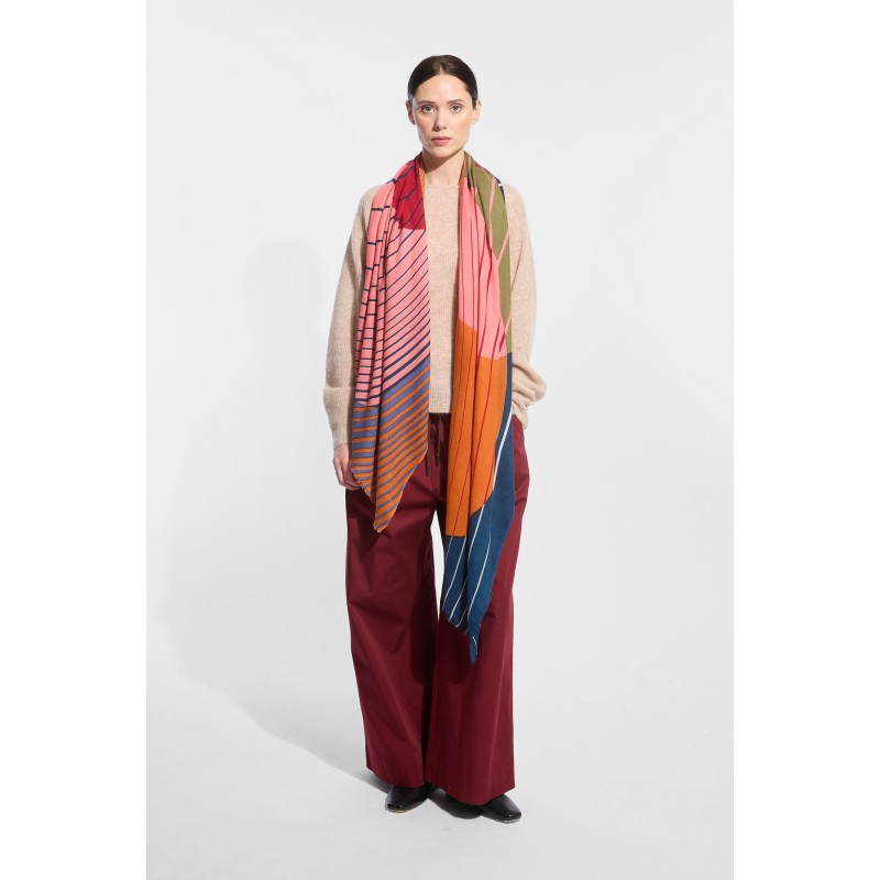 Foulard  Astre Corail