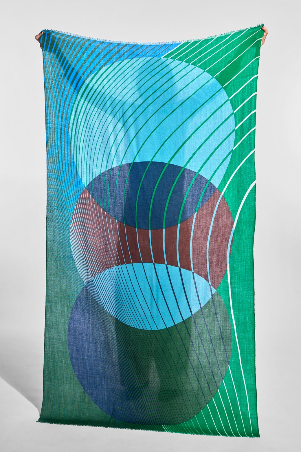 Astre Blue Grey Scarf