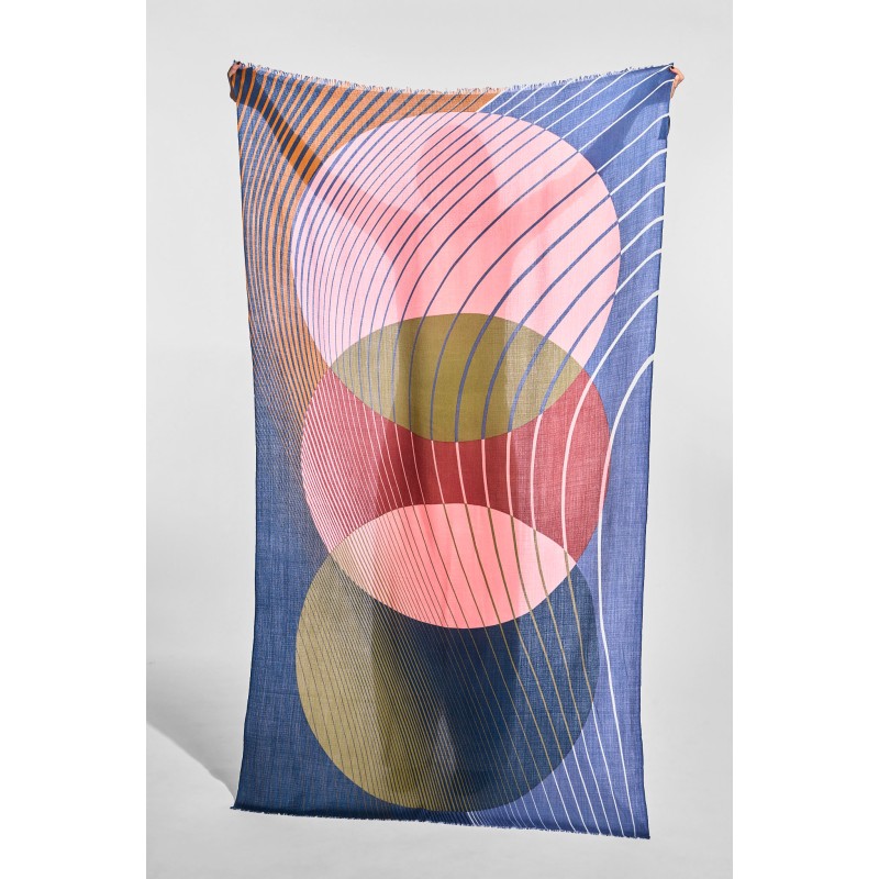 Foulard  Astre Rose