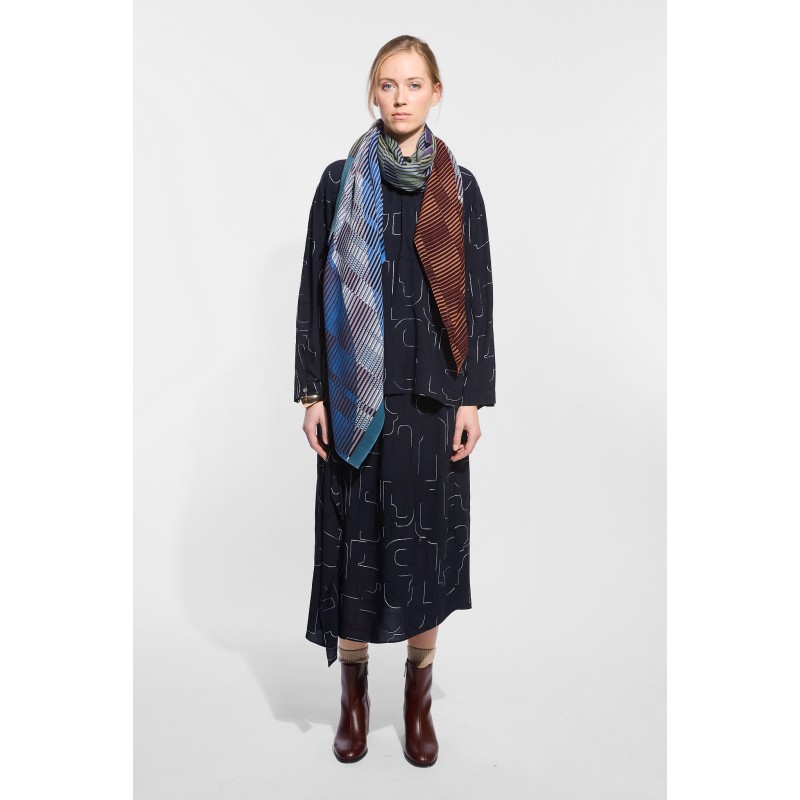 Foulard Cadence Bleu