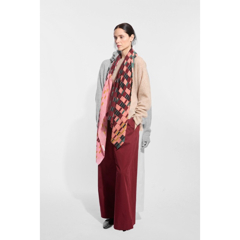 Foulard  Dedale Corail