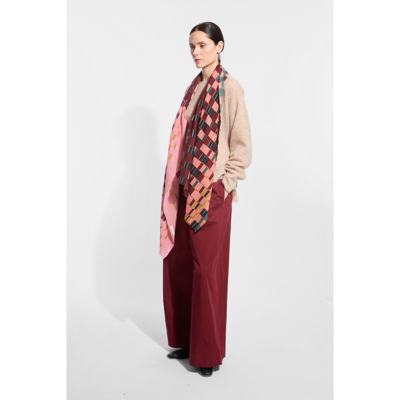 Dedale Coral Scarf