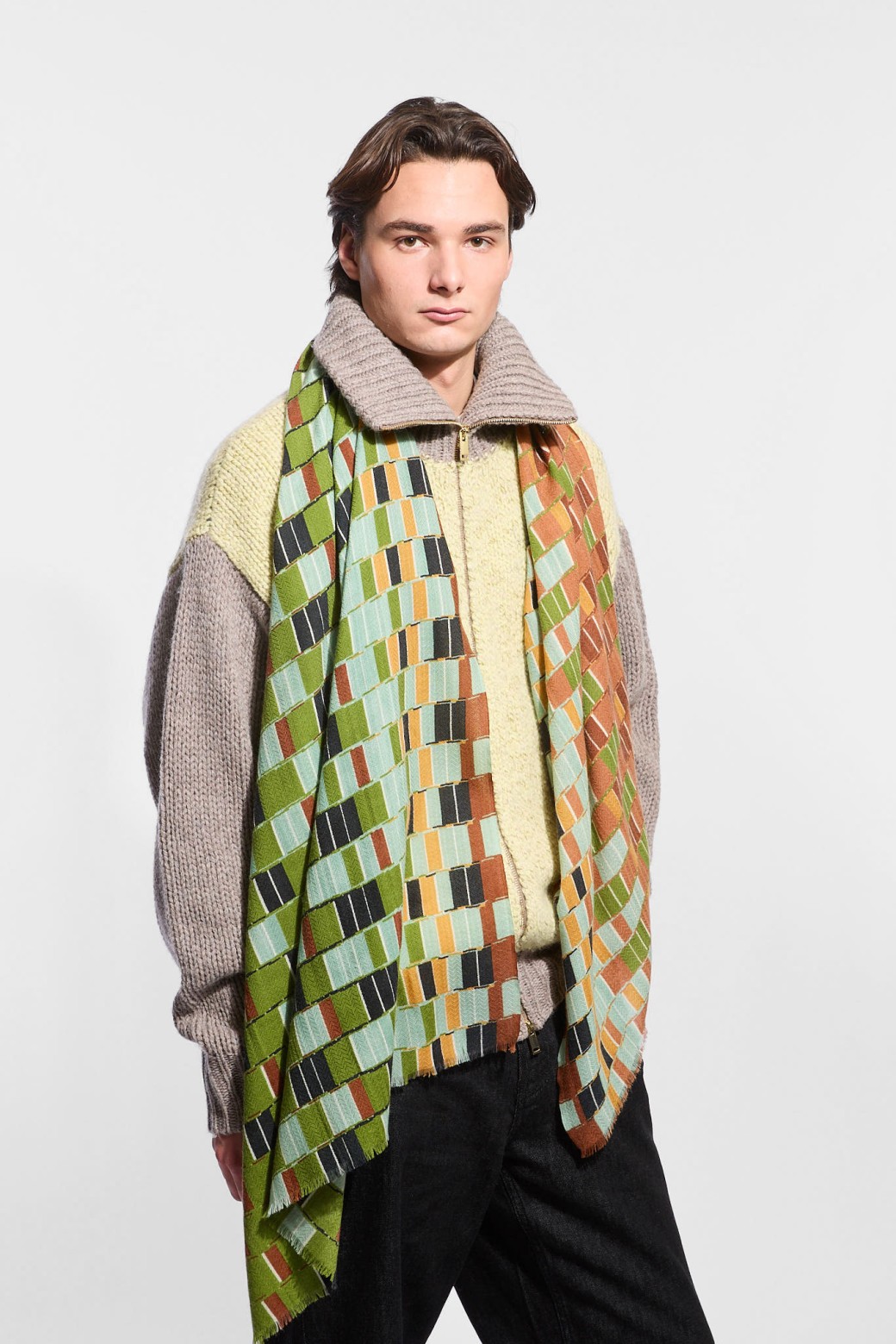Foulard Dedale Sauge