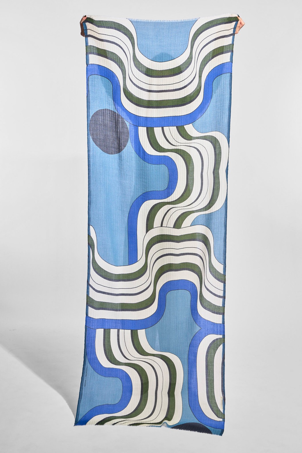 Magma Blue Grey Scarf