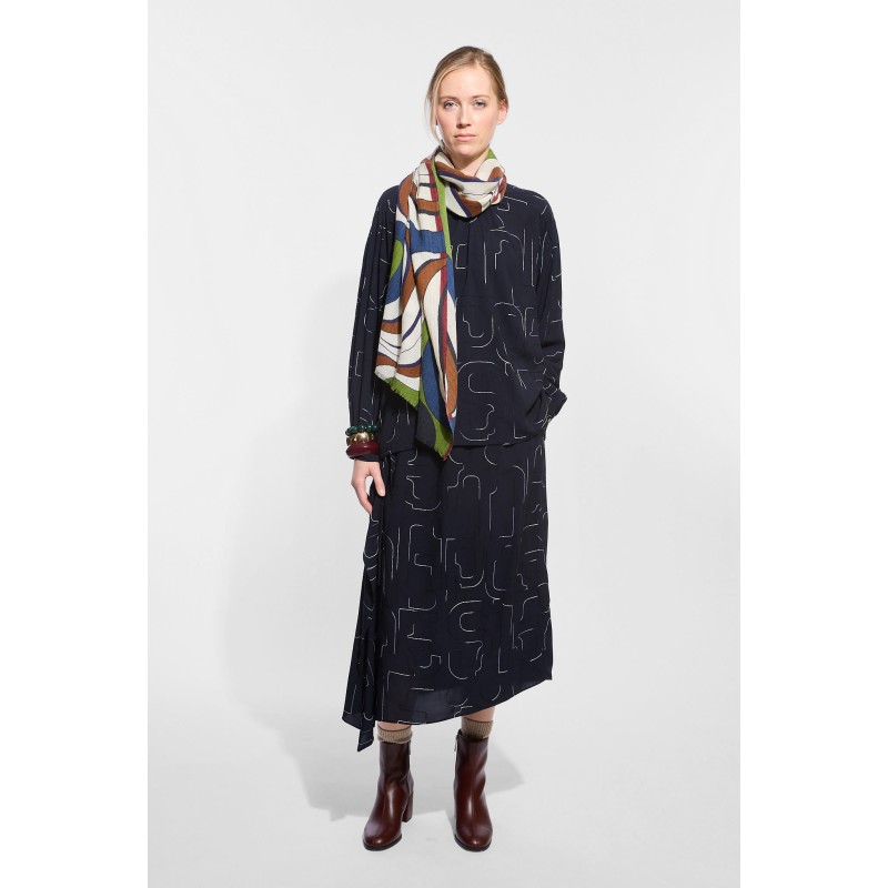 Foulard  Magma Kaki