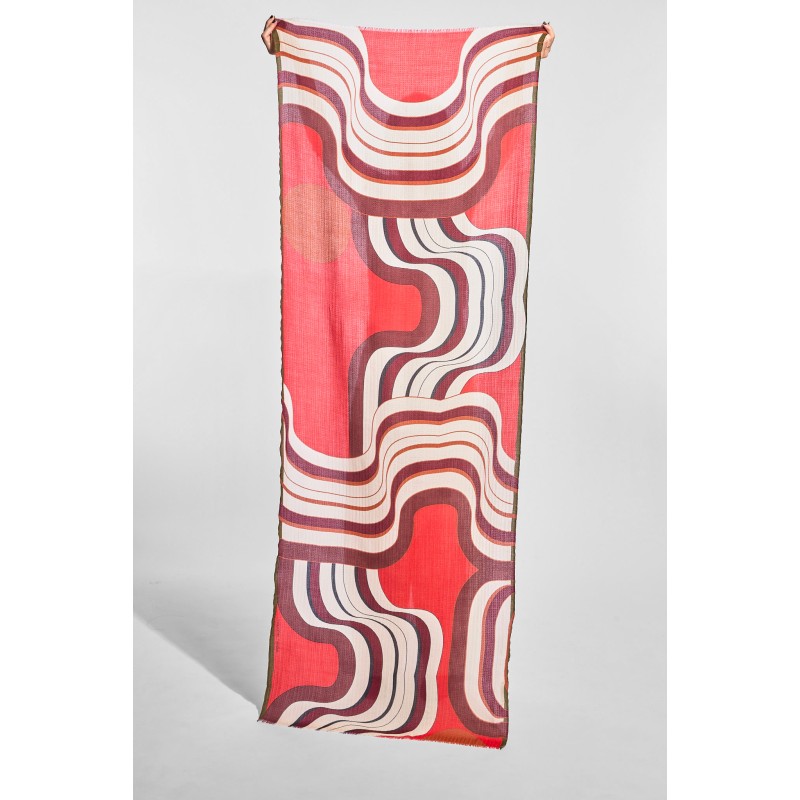 Foulard Magma Rouge