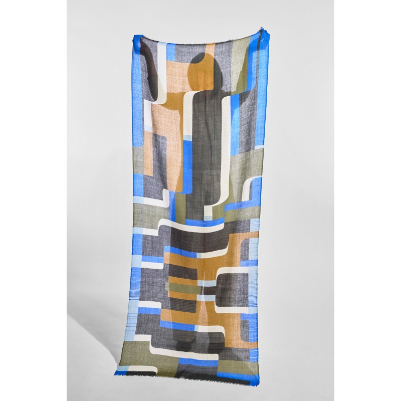Petra Blue Scarf