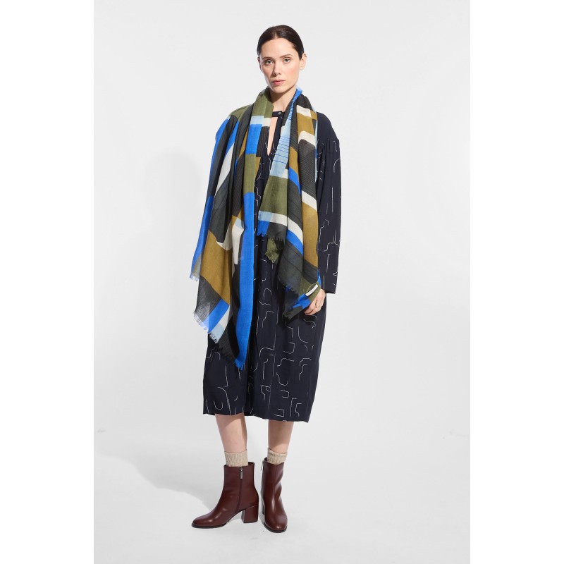 Foulard  Petra Bleu