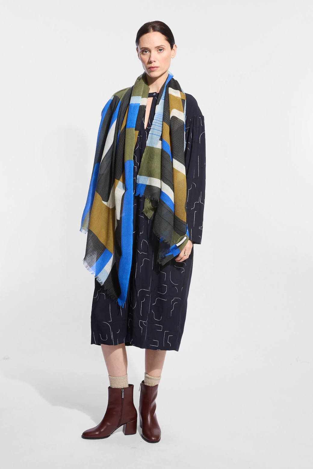 Foulard  Petra Bleu