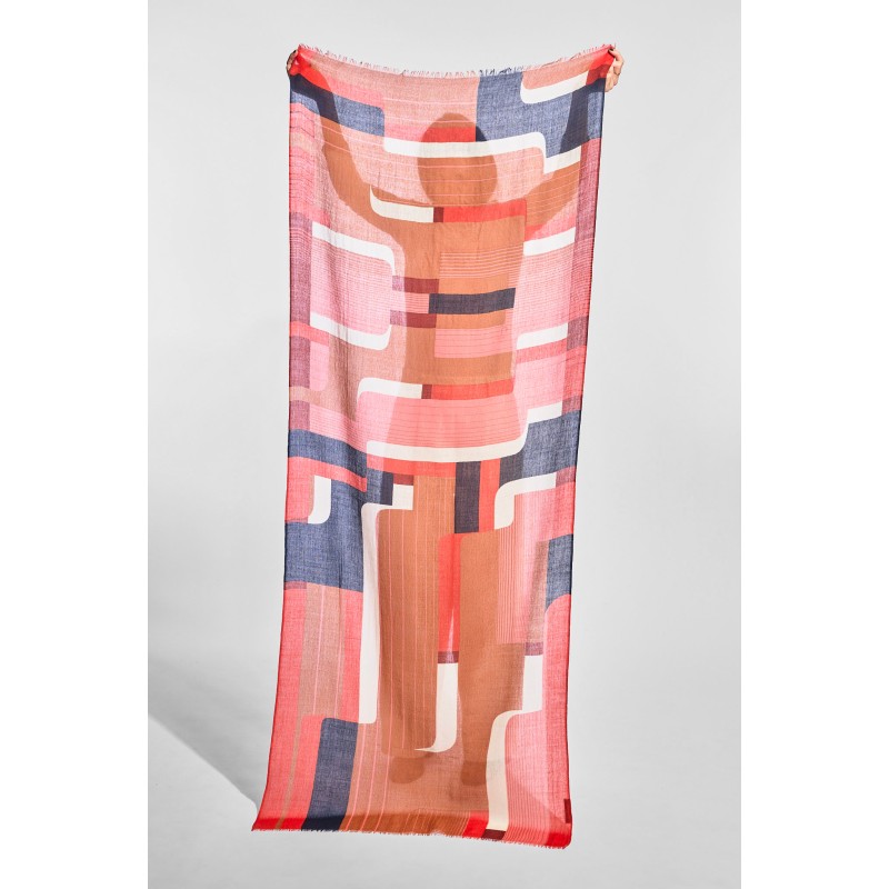Foulard  Petra Grenat