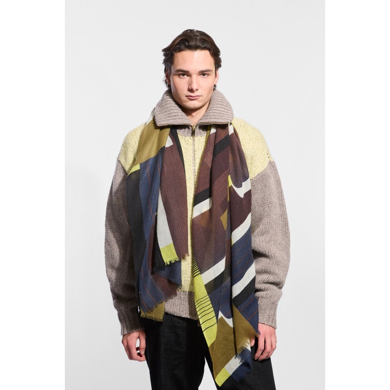 Foulard Petra Kaki