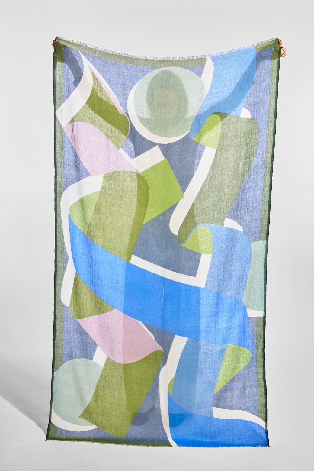 Foulard Ruban Gris