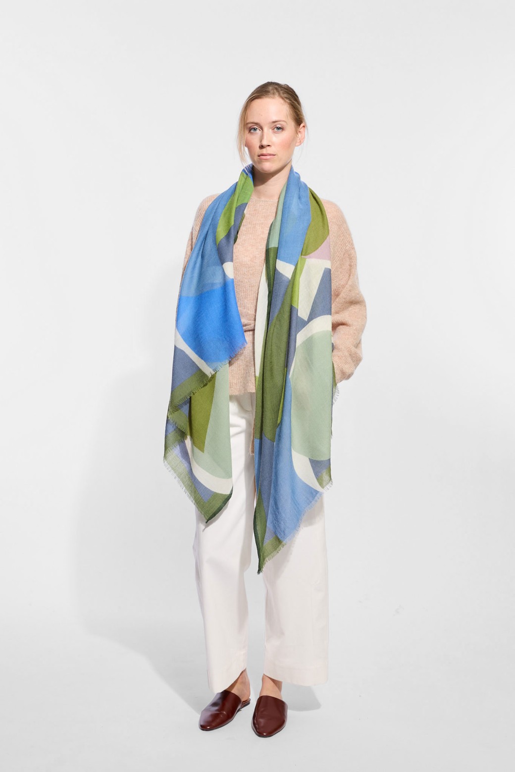 Foulard Ruban Gris