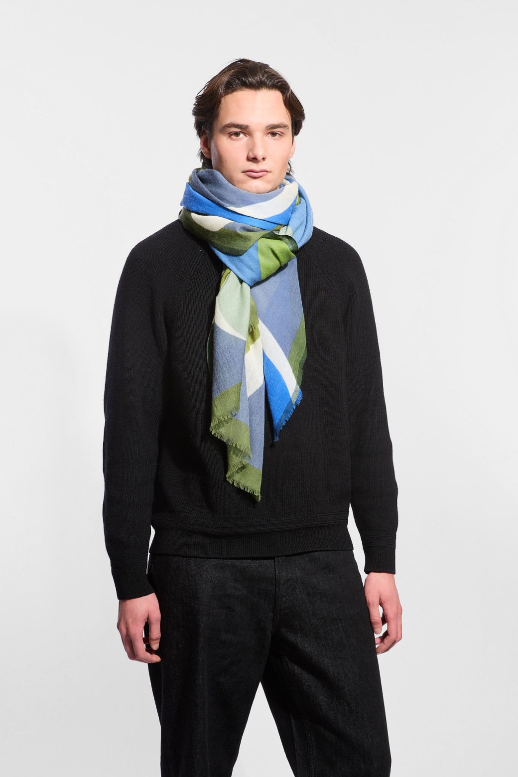 Ruban Grey Scarf