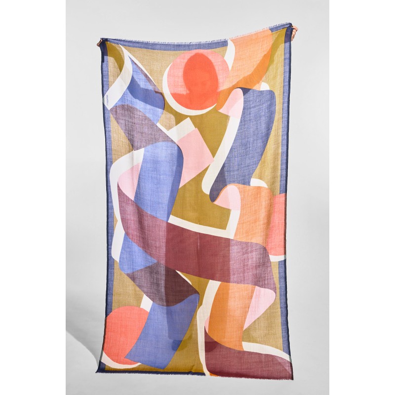 Ruban Khaki Scarf