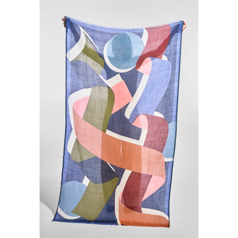 Foulard Ruban Marine
