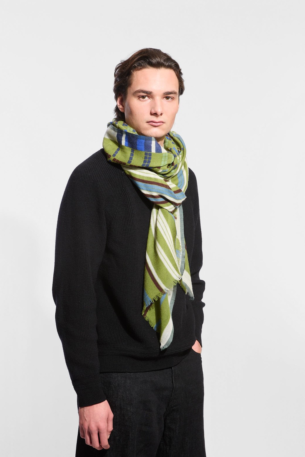Foulard  Sequence Kaki