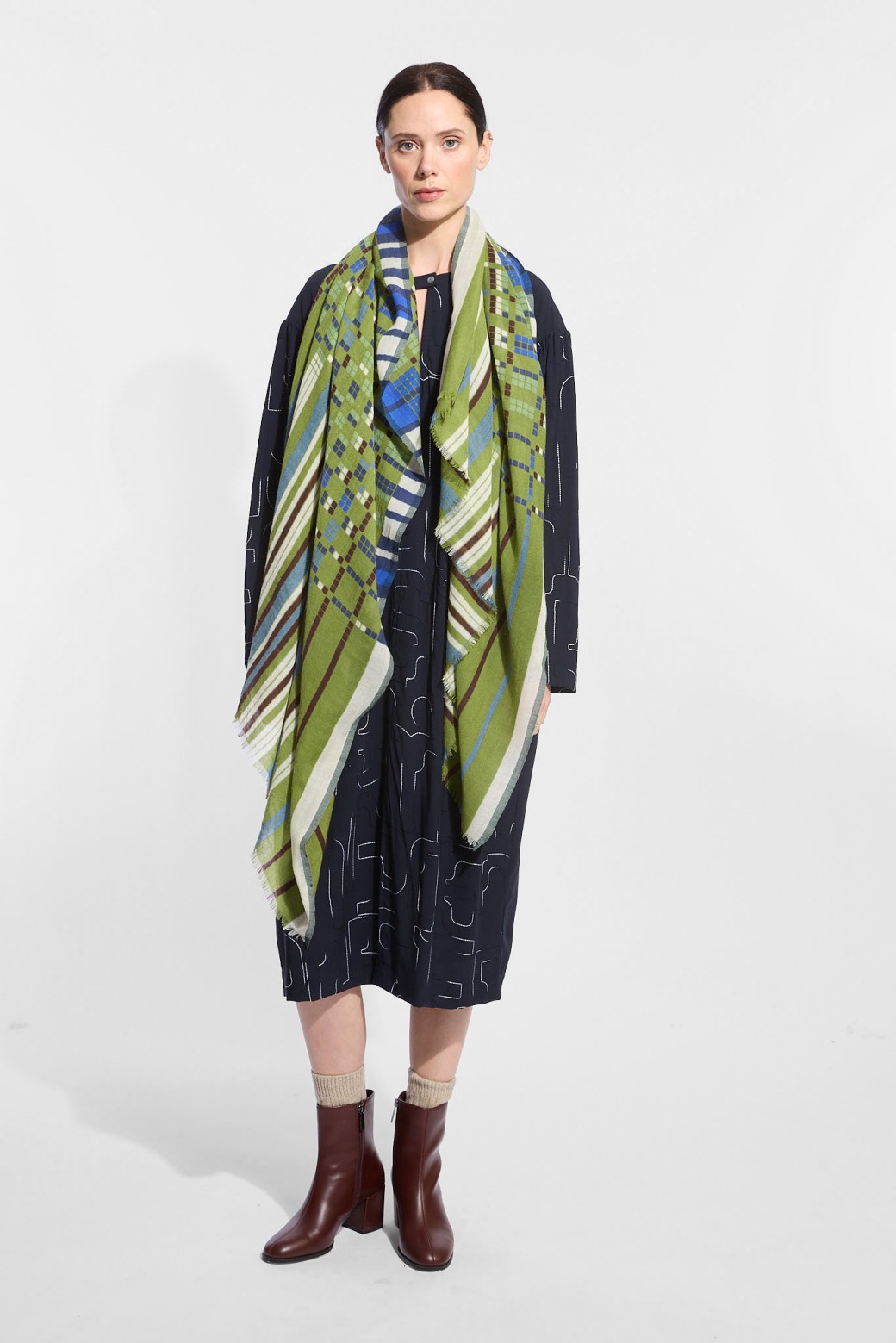 Foulard  Sequence Kaki