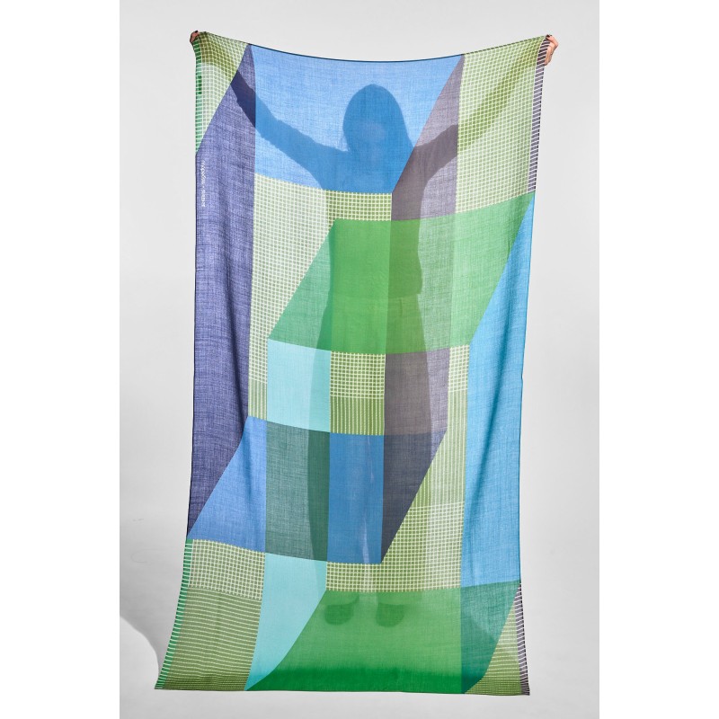 Foulard Surface Vert