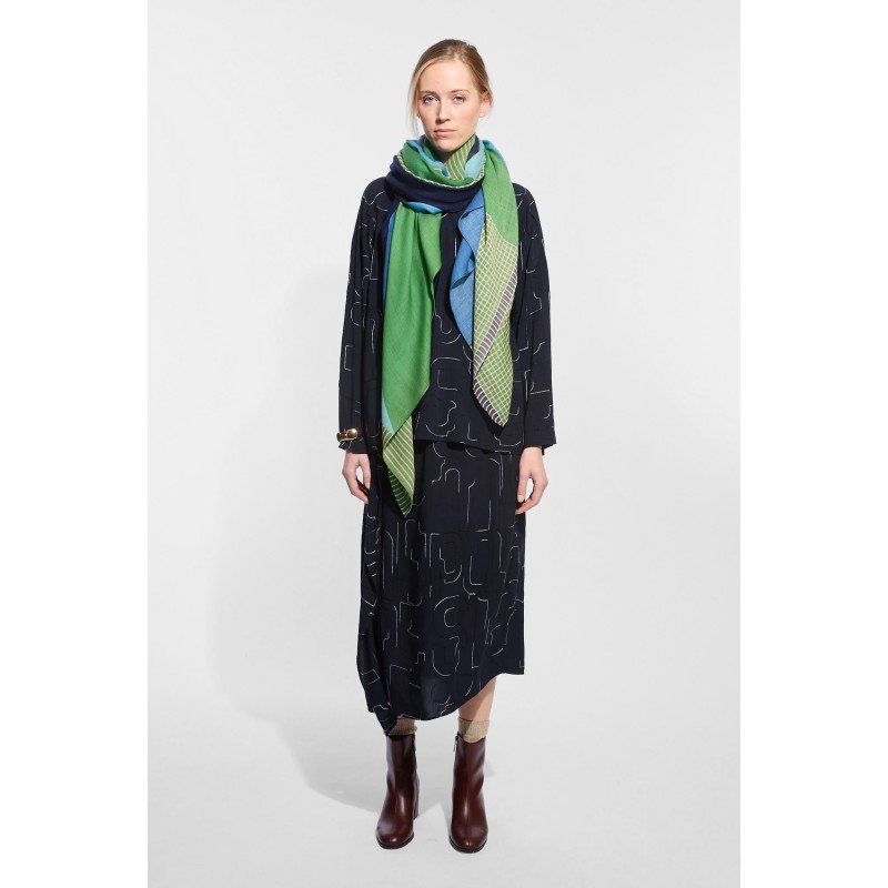 Foulard Surface Vert