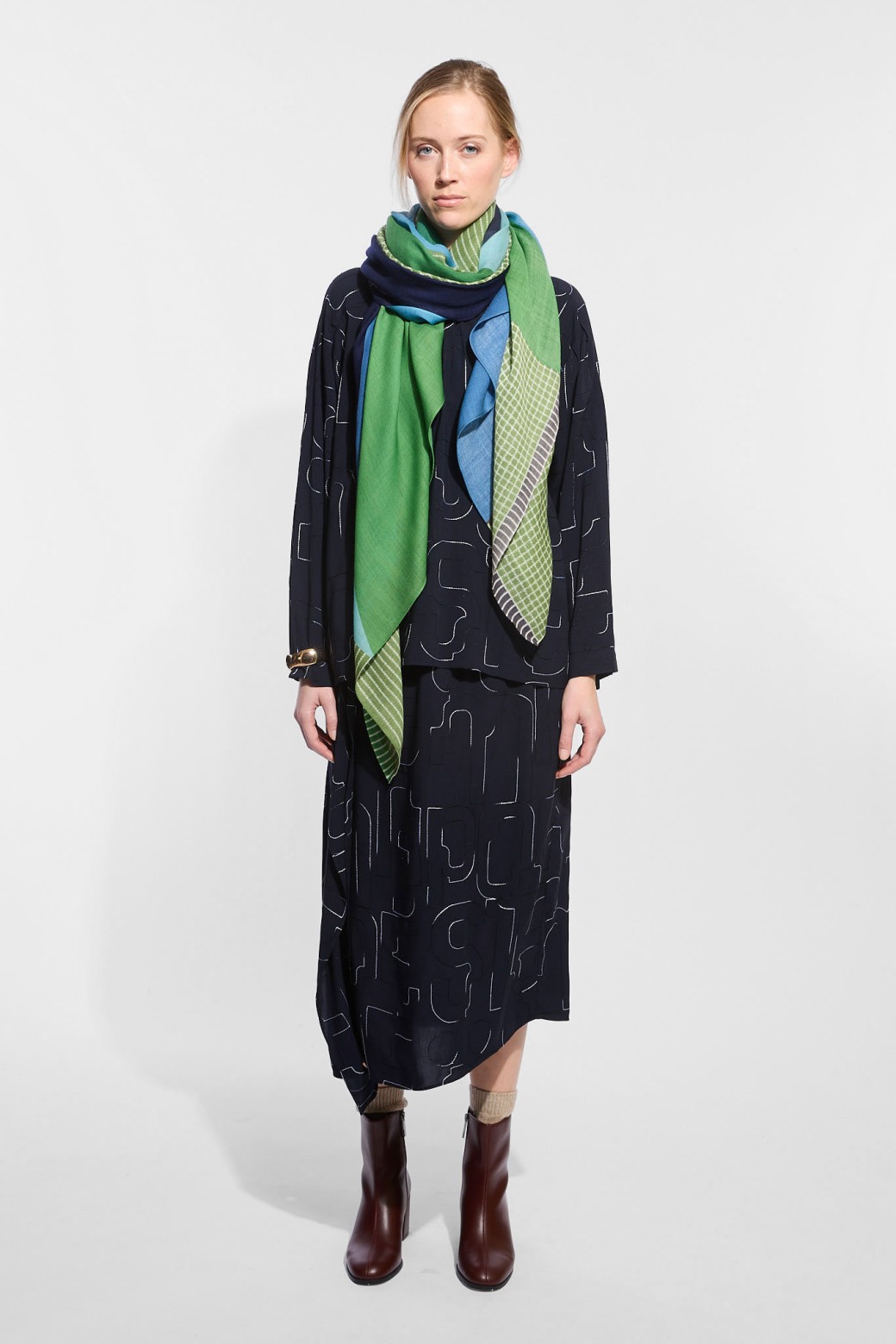 Foulard Surface Vert