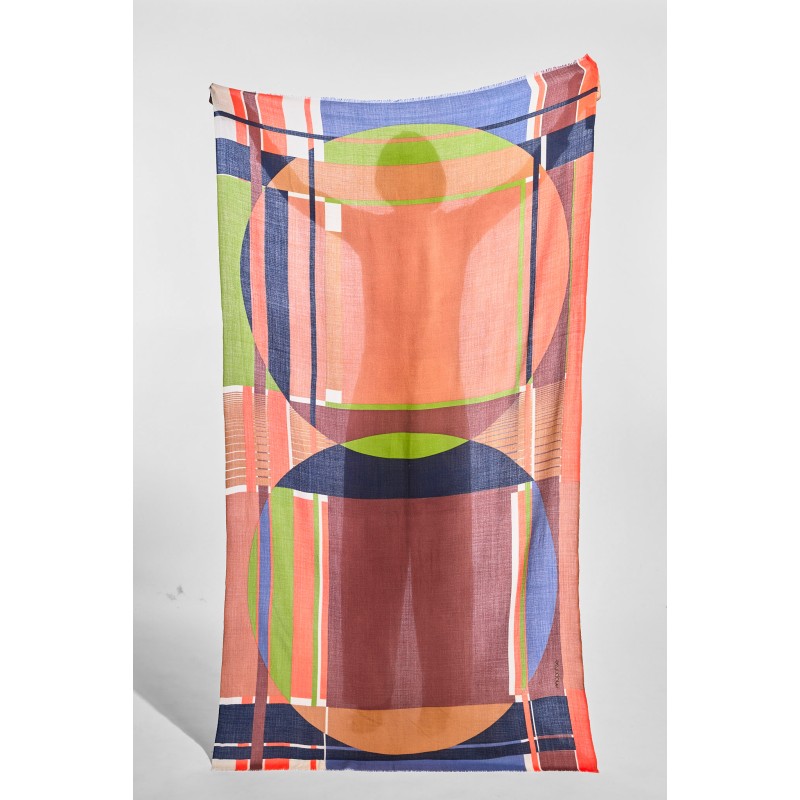 Foulard Theorie Bordeaux Roux