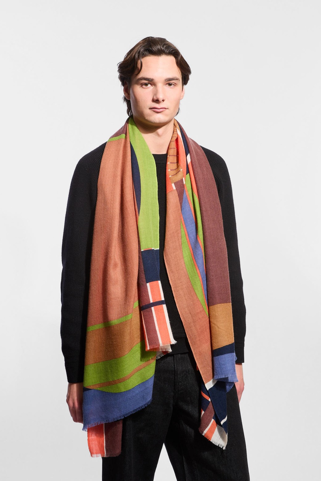 Foulard Theorie Bordeaux Roux