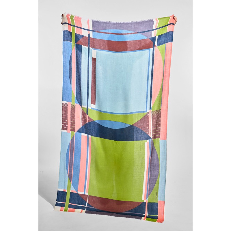 Theorie Pink Khaki Scarf
