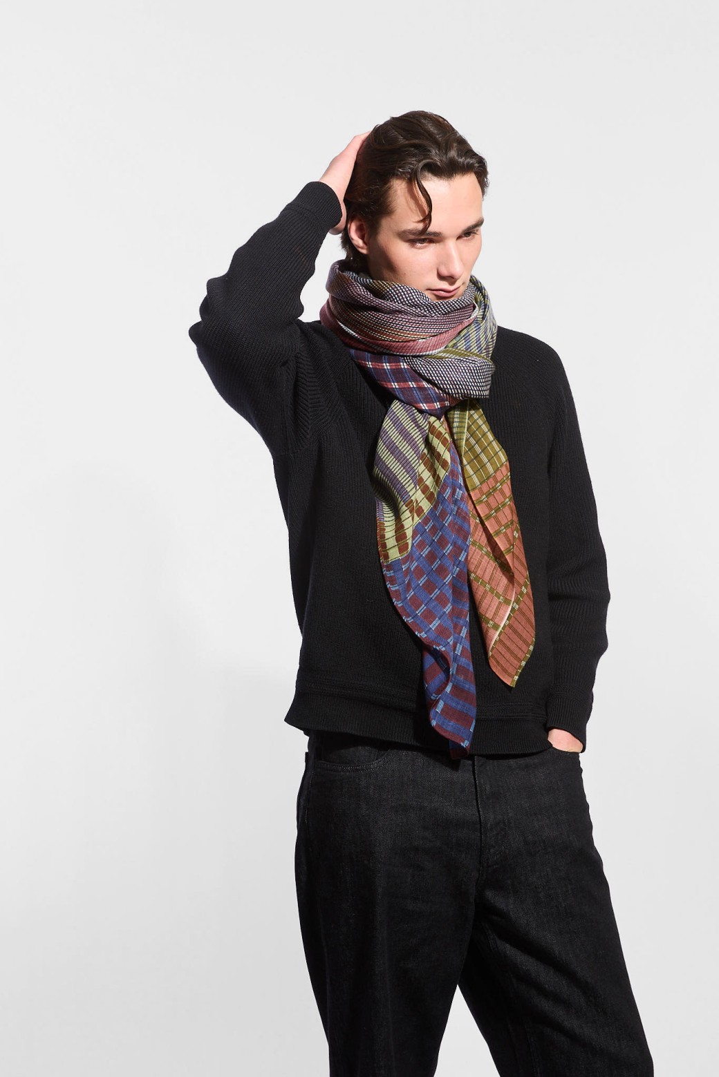 Vibrant Mahogany Scarf