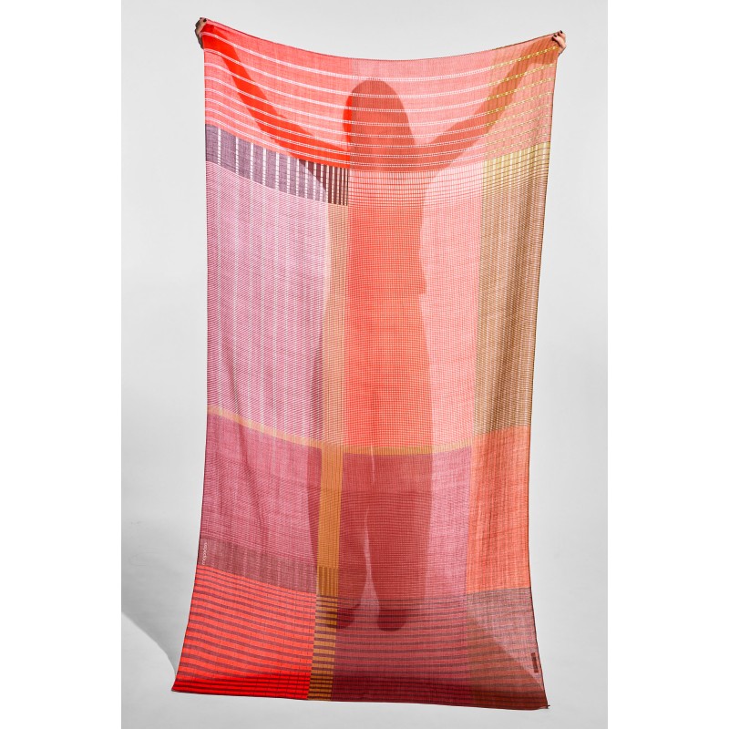 Foulard  Vibrant Rose Wood