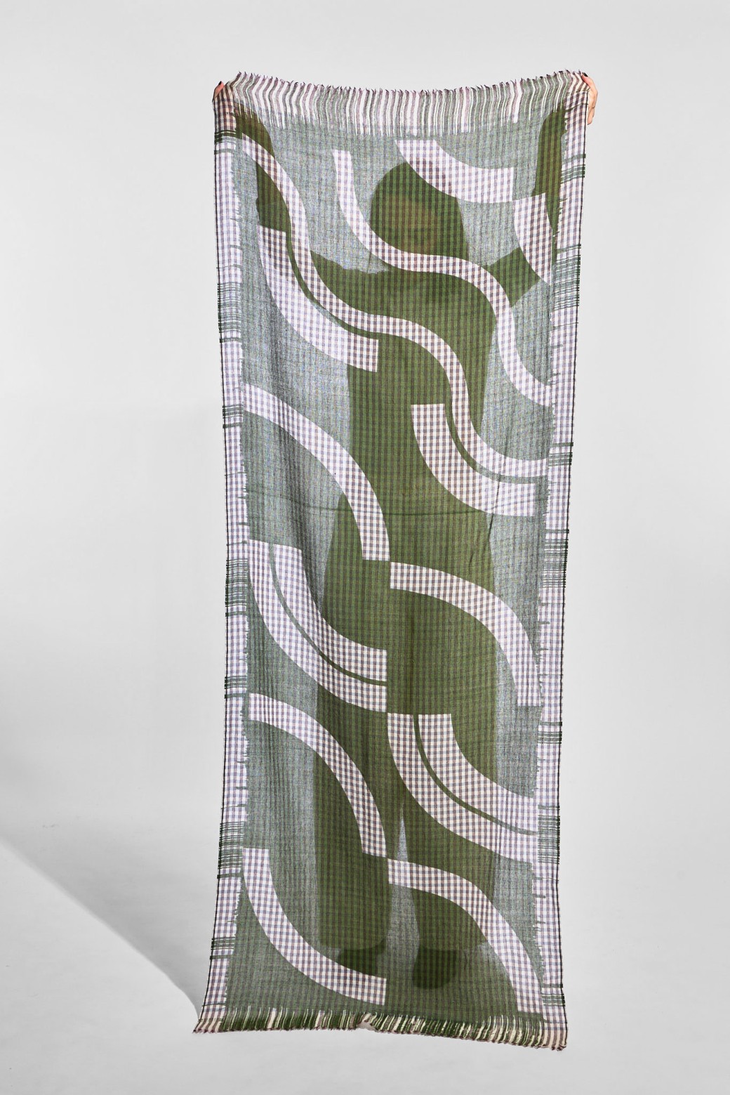 Foulard  Wave Gris