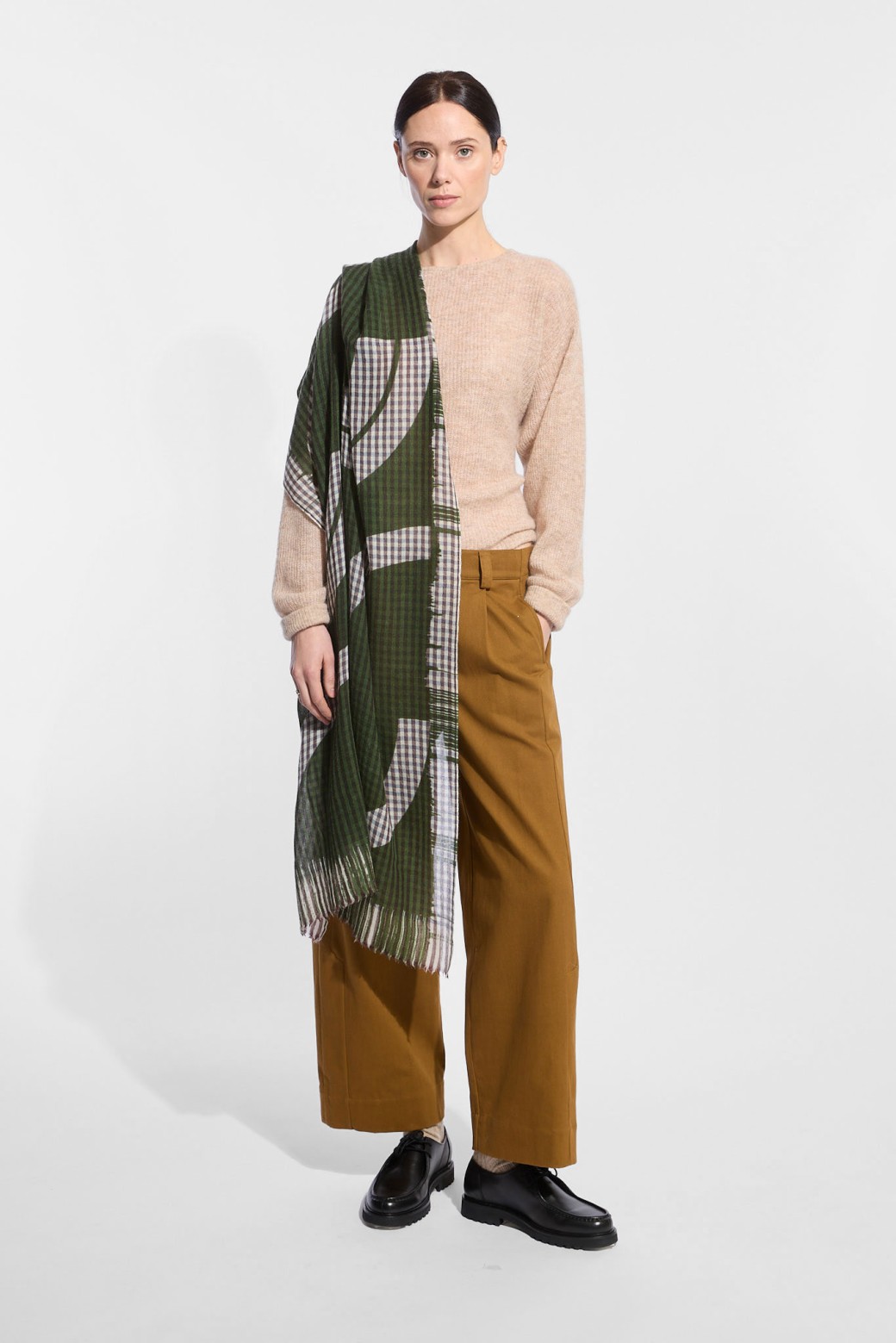 Foulard  Wave Gris