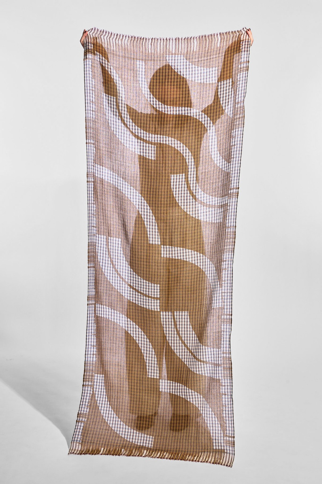Foulard  Wave Ocre