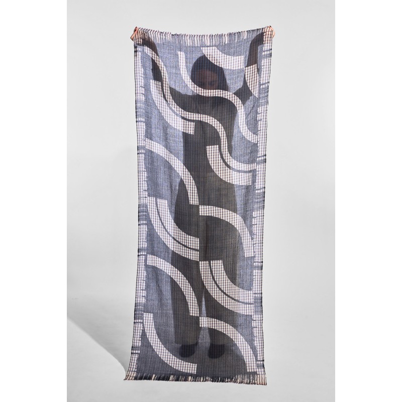 Foulard Wave Petrole