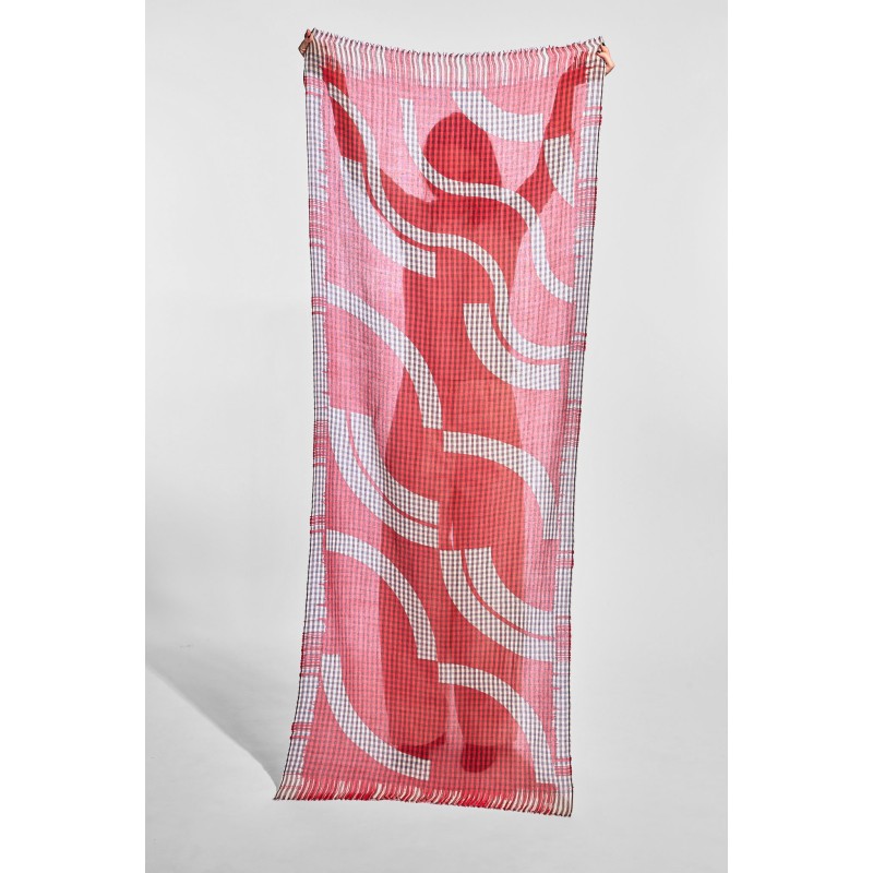 Foulard Wave Rouge