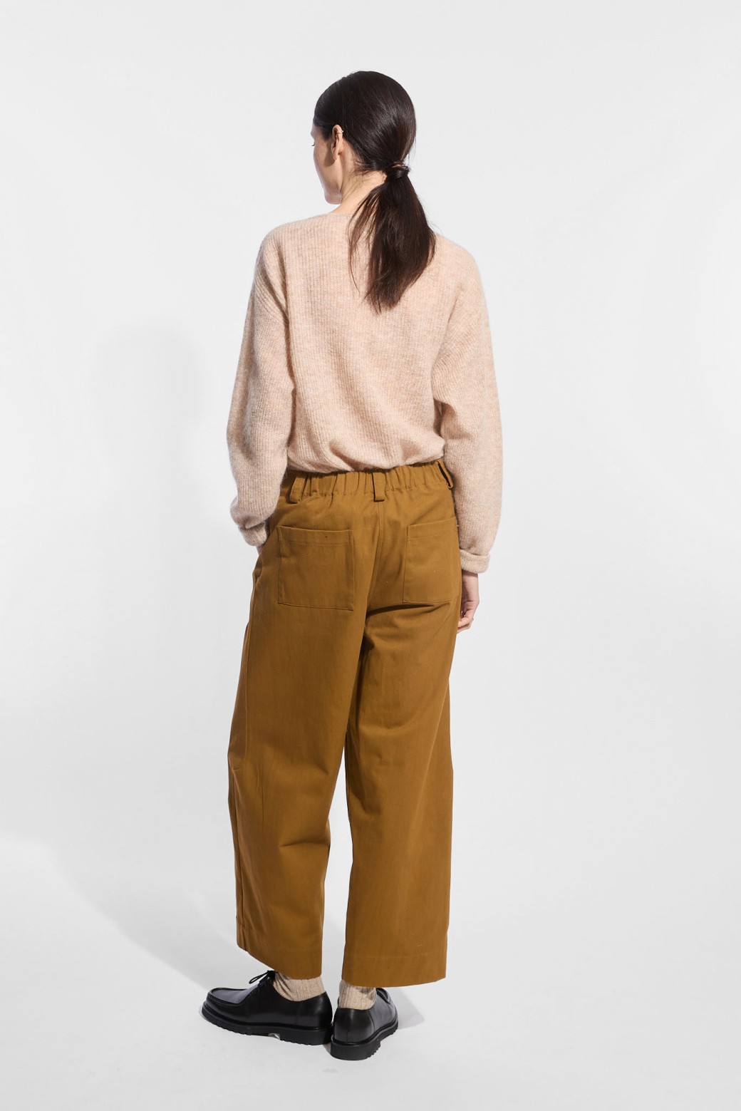 Pantalon Victor Celeste Ocre