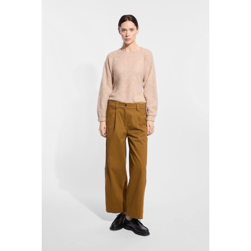 Pantalon Victor Celeste Ocre