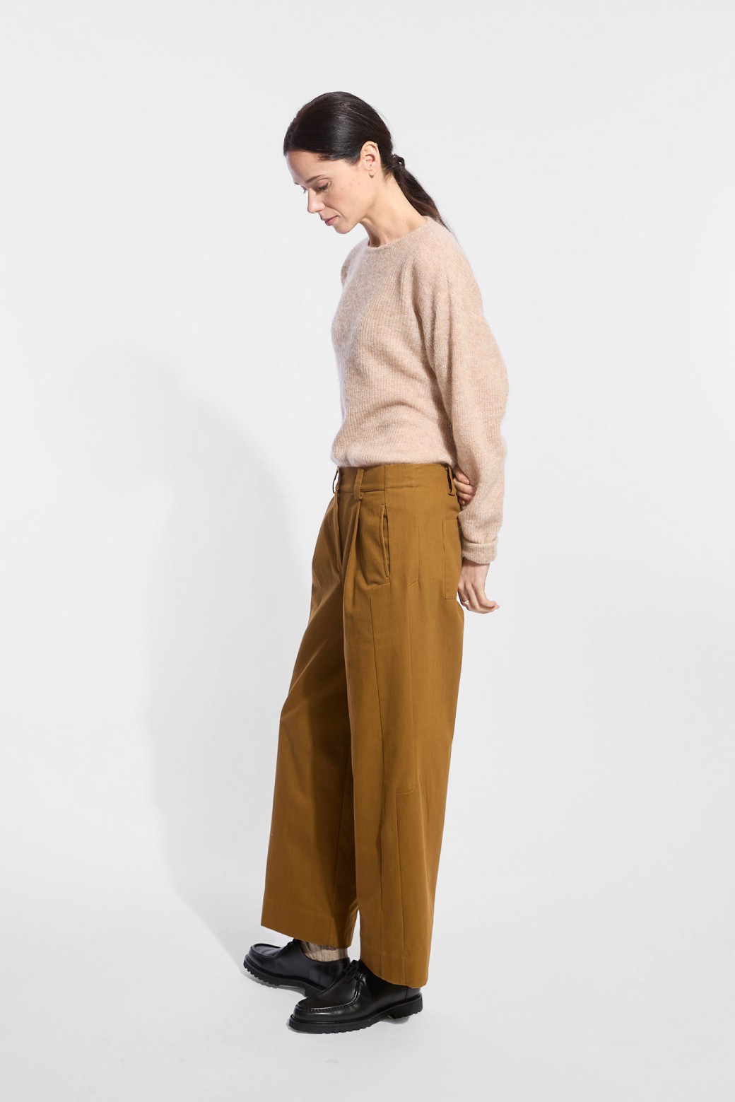 Pantalon Victor Celeste Ocre