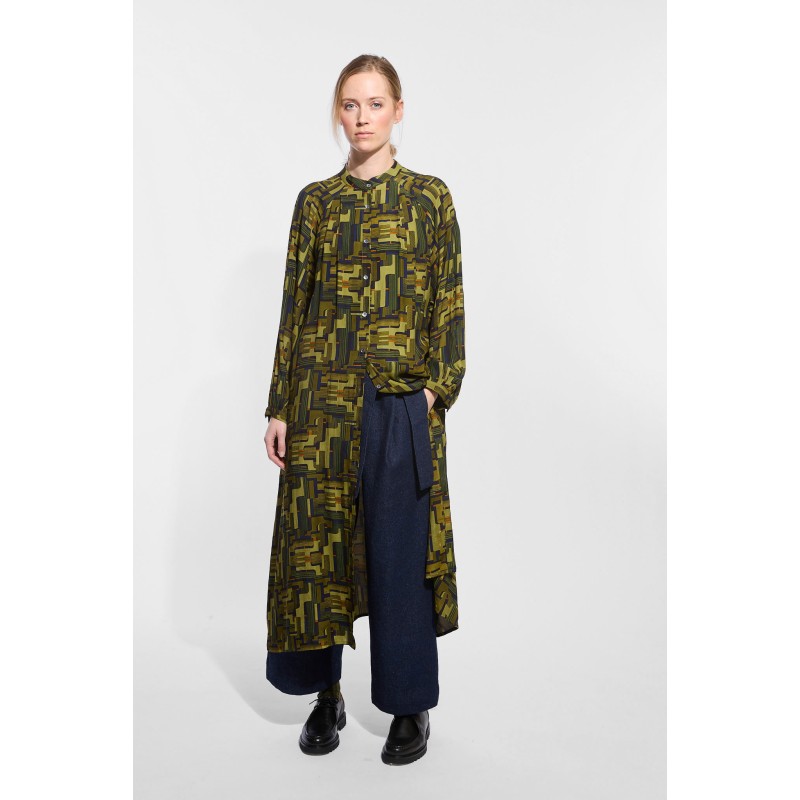Green Oscar Eulalie Dress