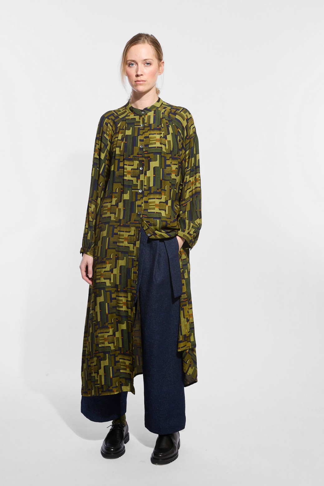 Green Oscar Eulalie Dress