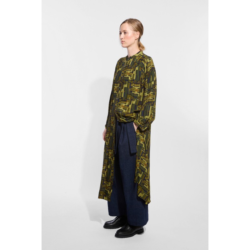 Green Oscar Eulalie Dress