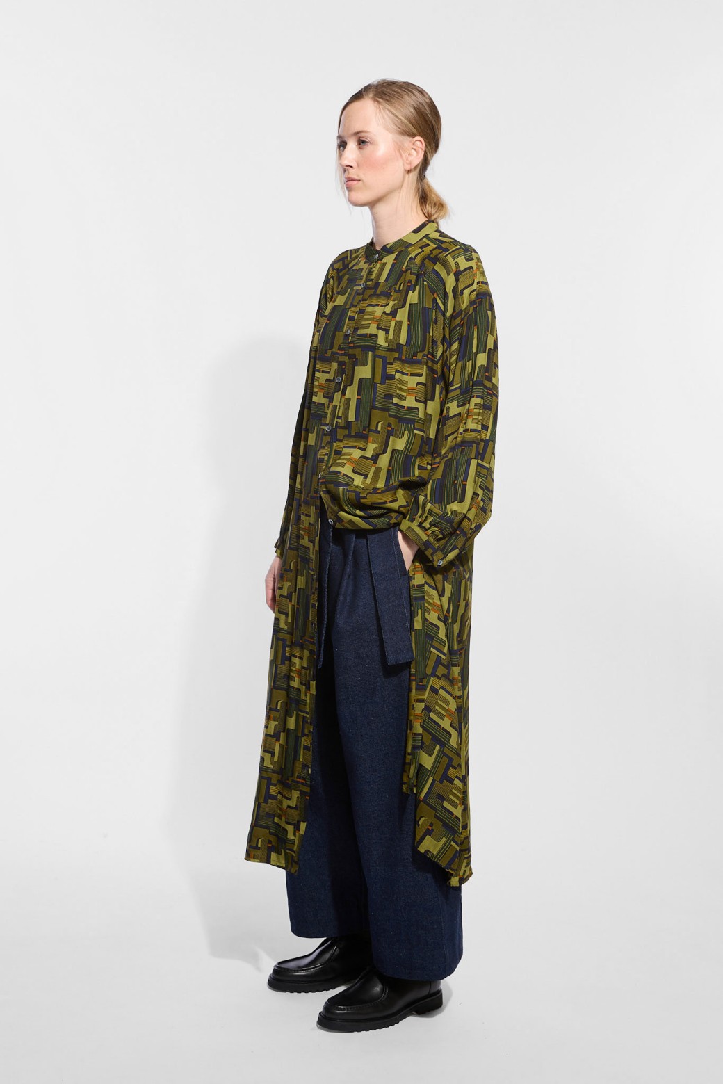 Green Oscar Eulalie Dress