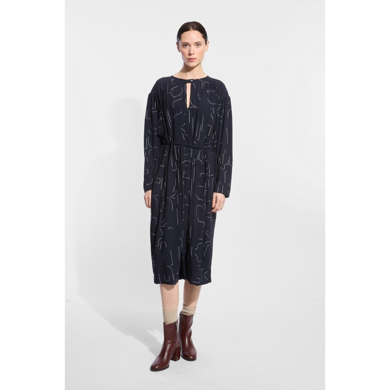 Navy Reese Lyrique Dress