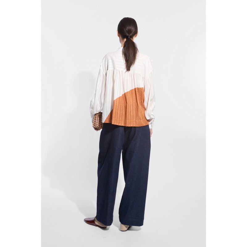 Chemise Castille Moon Ecru Terracotta