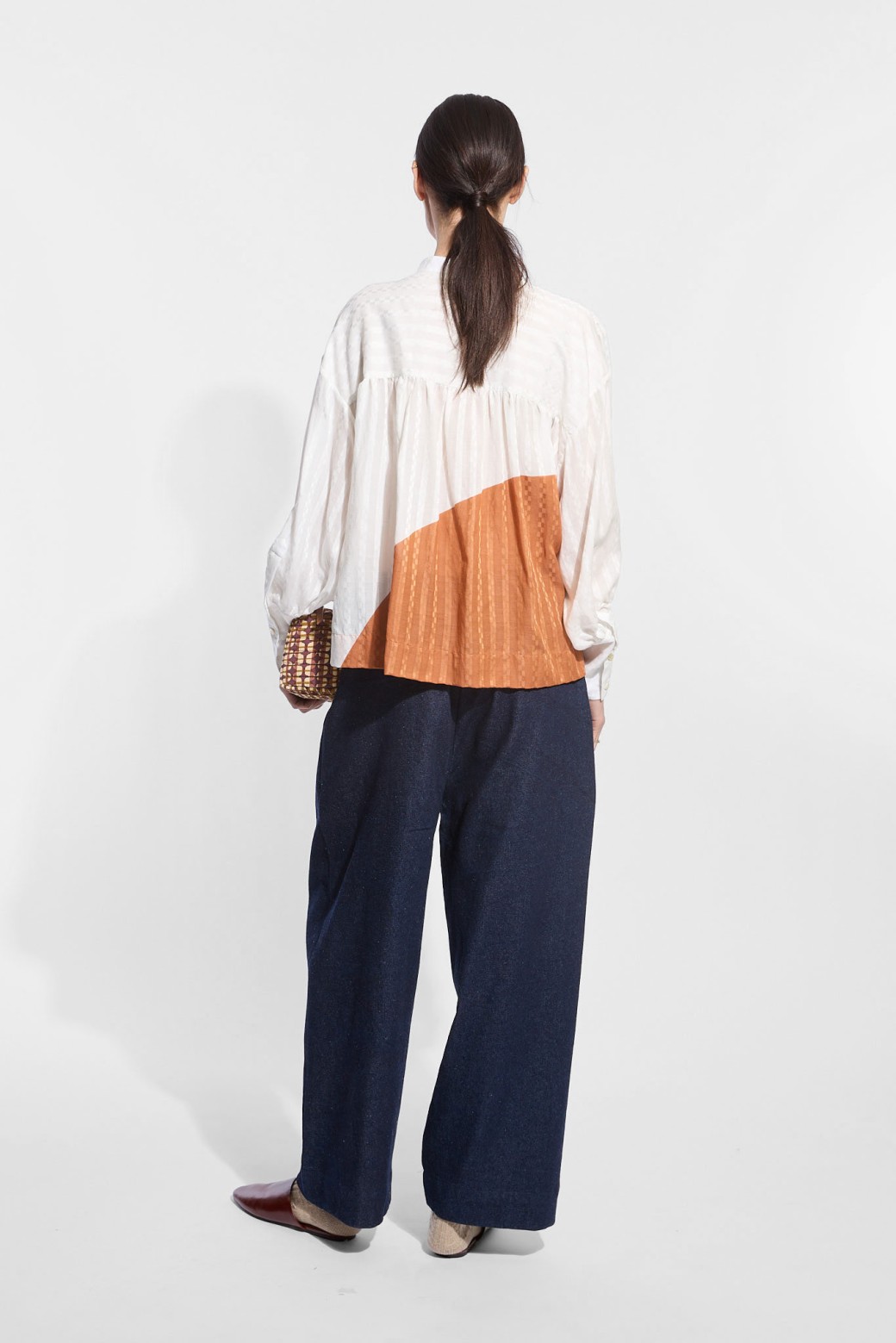 Chemise Castille Moon Ecru Terracotta