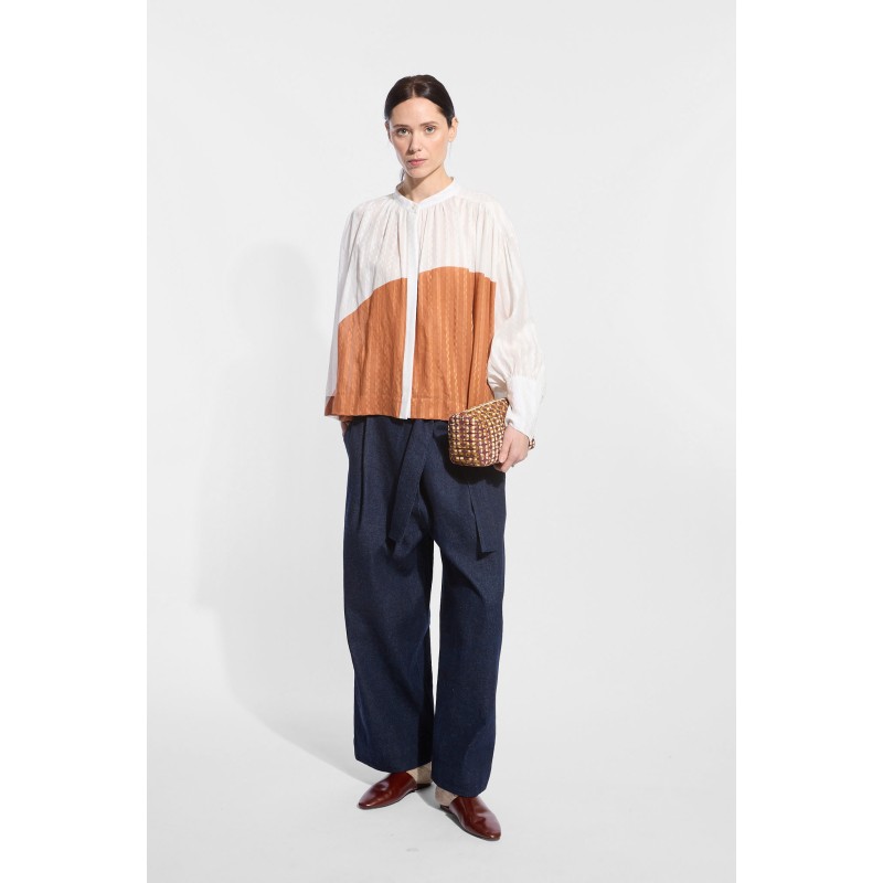 Ecru Terracotta Castille Shirt