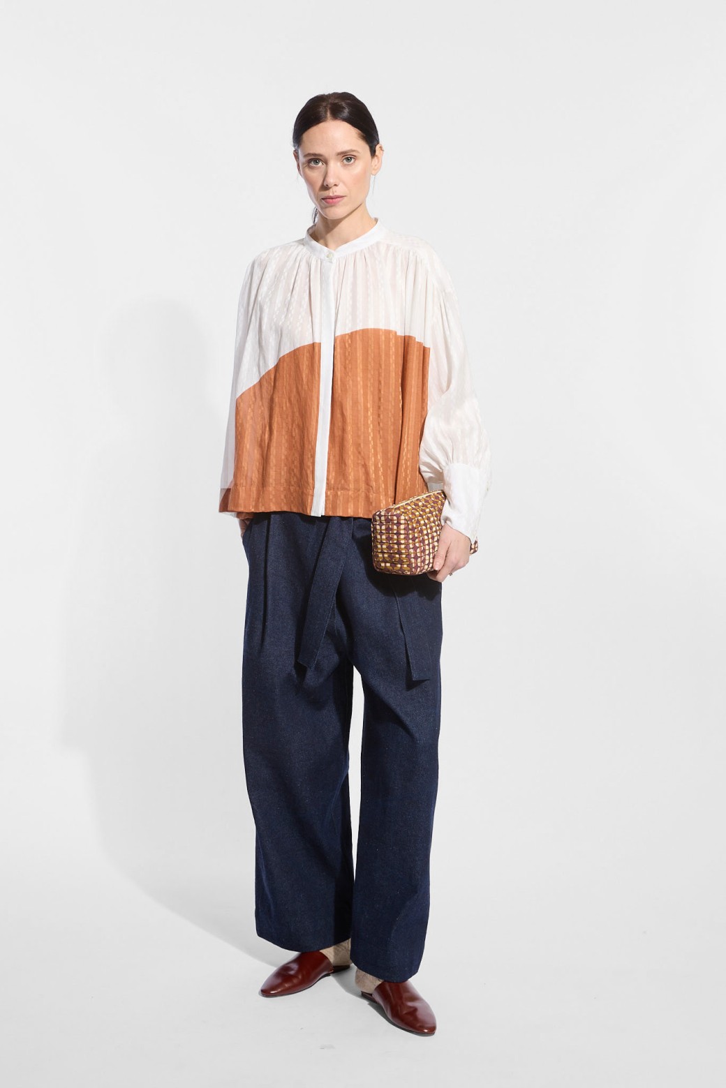 Chemise Castille Moon Ecru Terracotta
