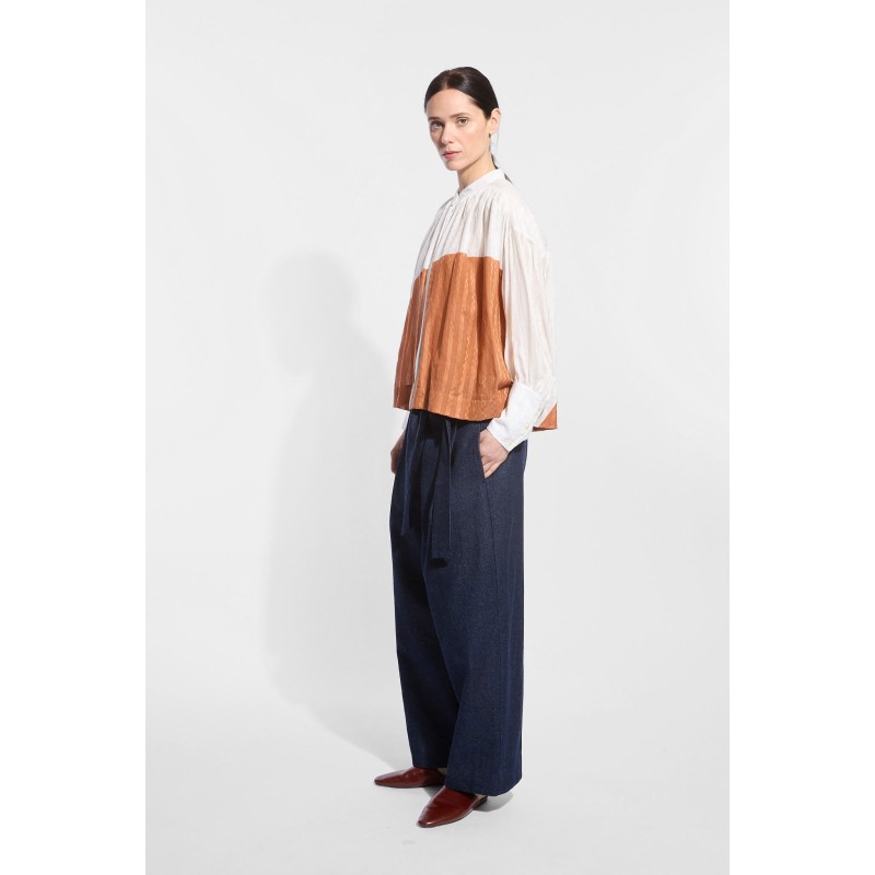 Chemise Castille Moon Ecru Terracotta