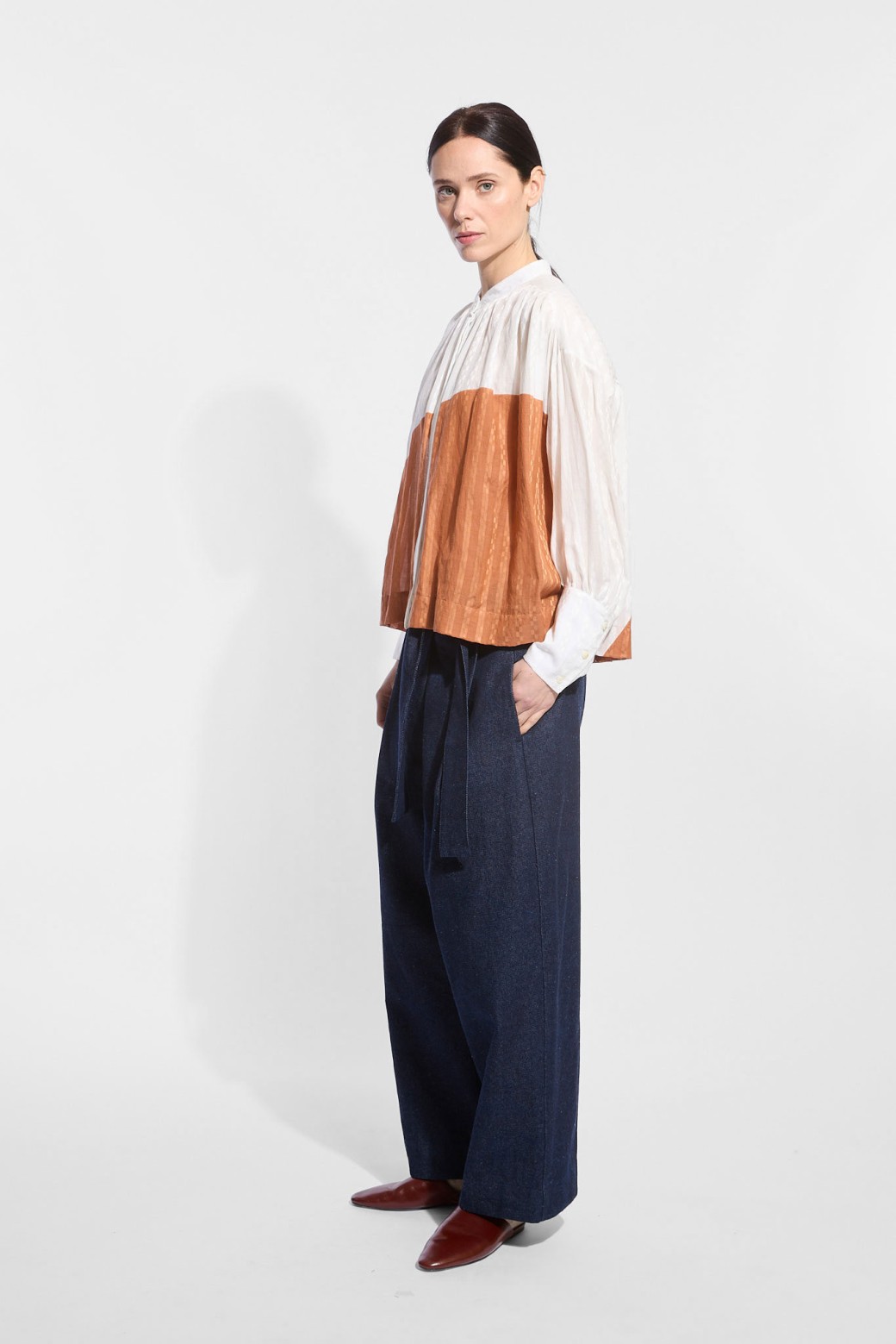 Chemise Castille Moon Ecru Terracotta